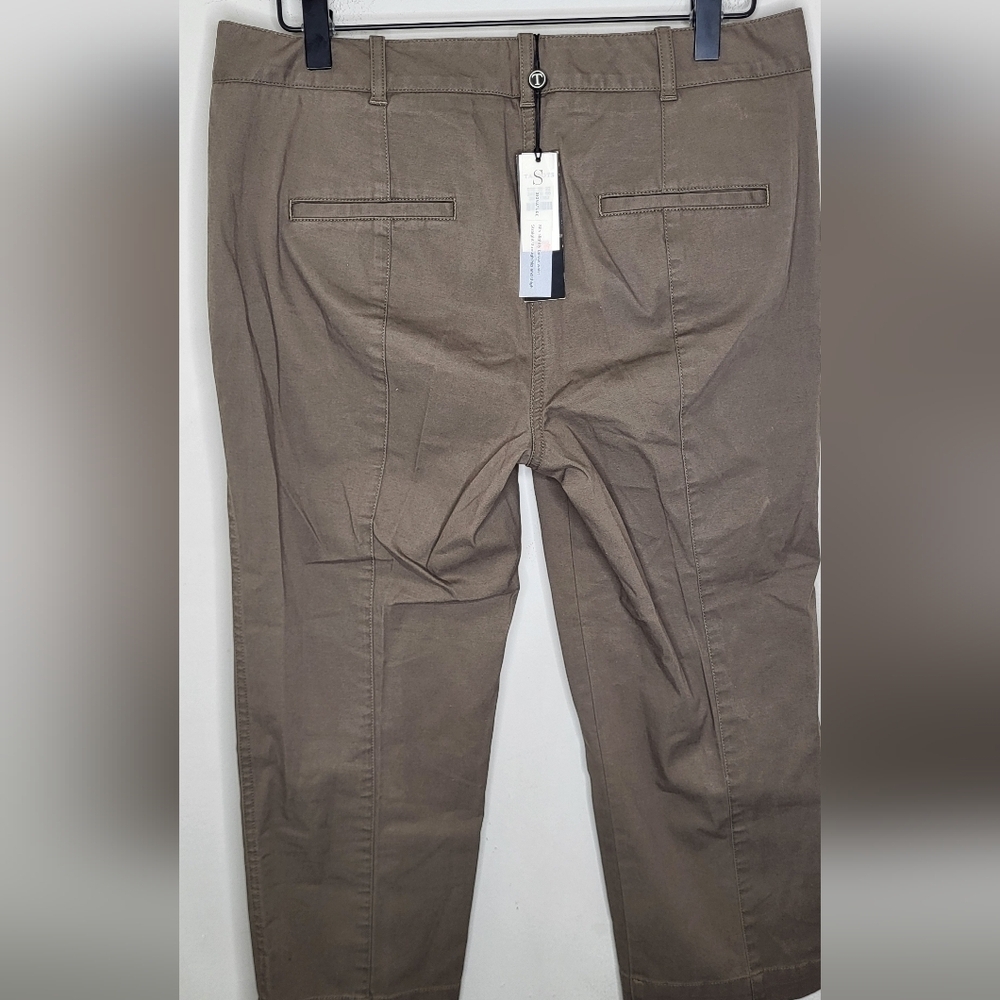 Talbots Signature Nwt Taupe Womens  Chino Pants Size 4 - Picture 4 of 7